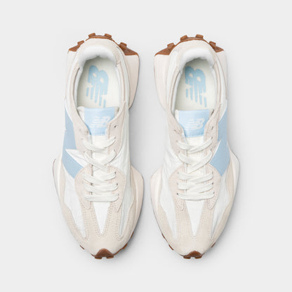 New Balance Women's 327 Tan / Light Blue