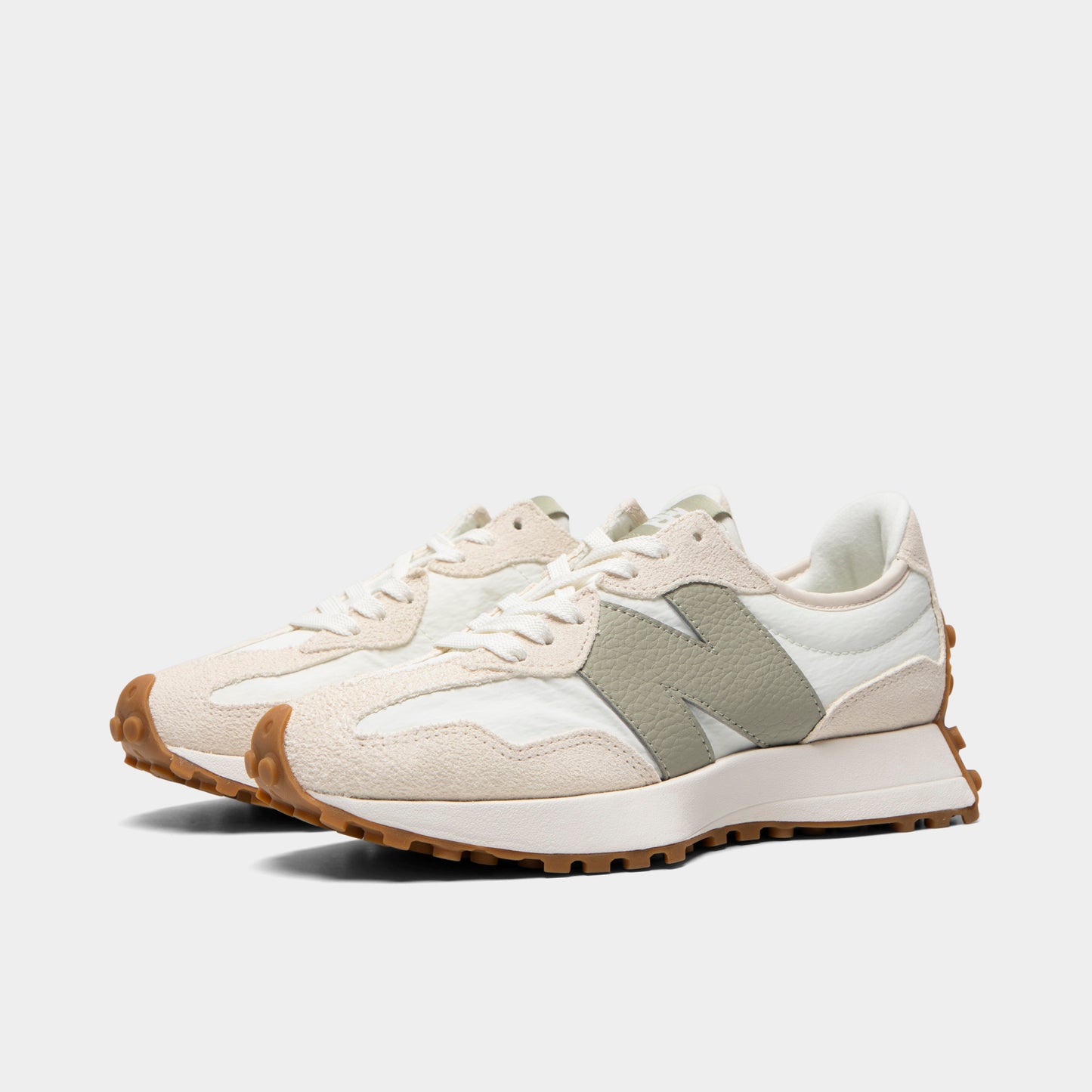 New Balance Women's 327 Linen / Sea Salt Olive