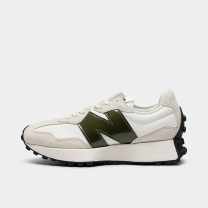 New Balance 327 White / Dark Green