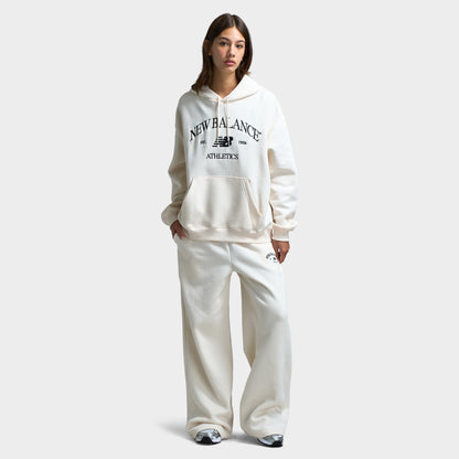 New Balance Women's Athletic Pullover Hoodie / Permafrost