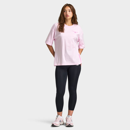 New Balance T-shirt Ample / Framboise Claire