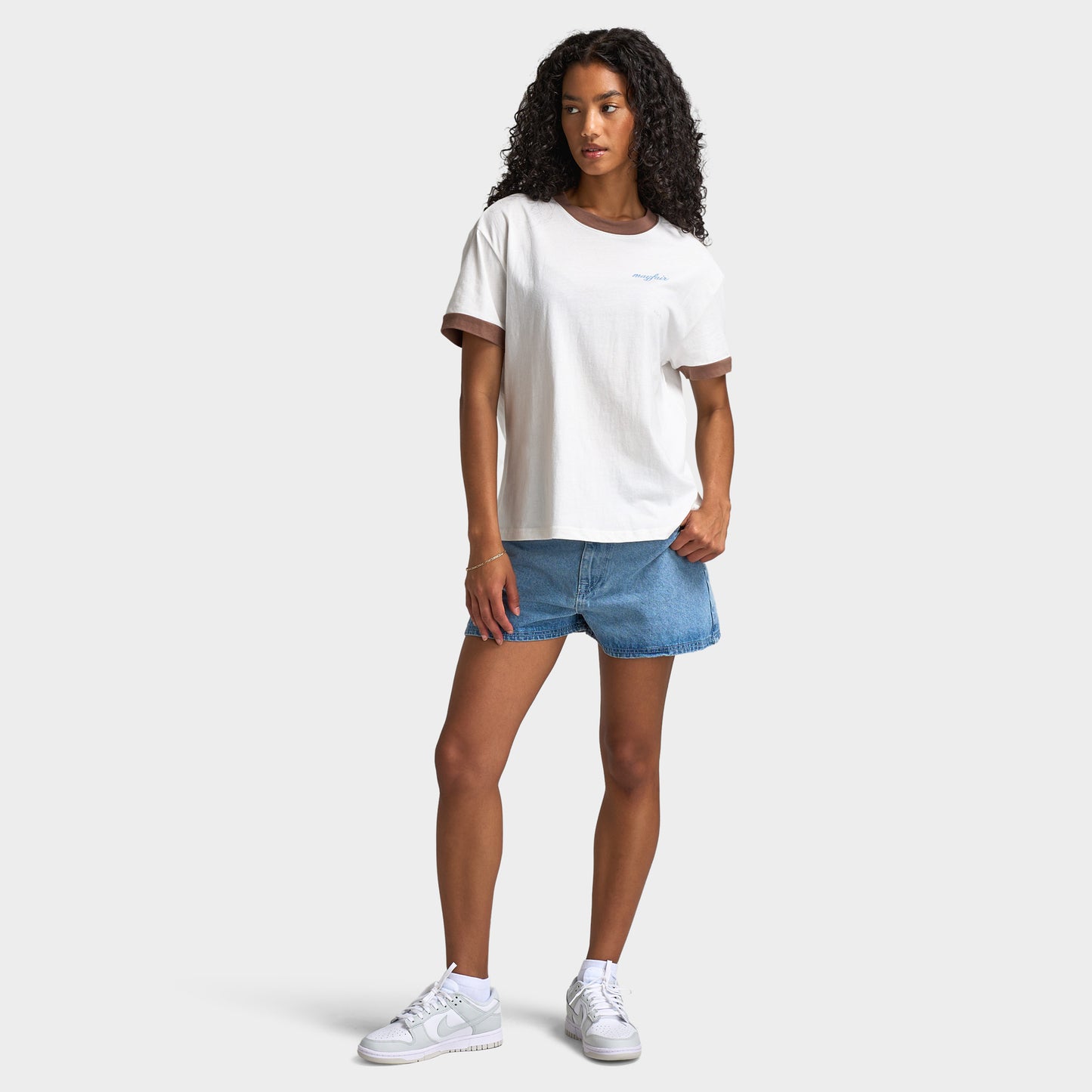 Mayfair Femmes «You Are Enough » T-shirt Ajusté / Blanc