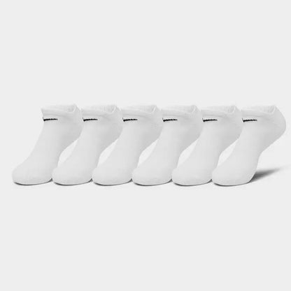 Nike Chaussettes Coussinées No-Show  (6 Paires) Blanc / Noir