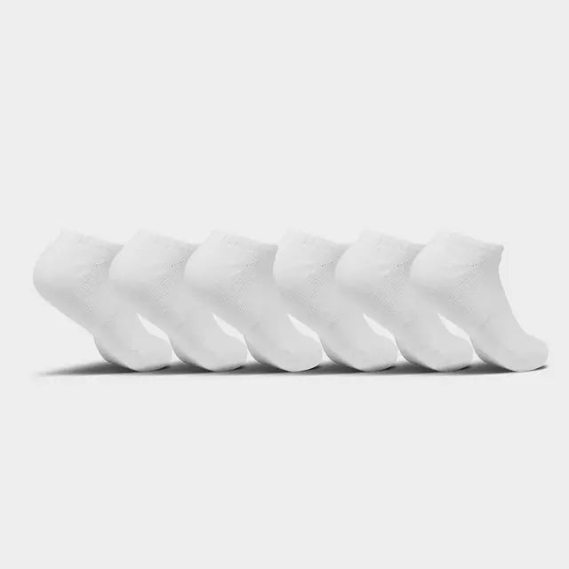 Nike Chaussettes Coussinées No-Show  (6 Paires) Blanc / Noir