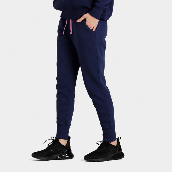 Under Armour Women's Rival Fleece Crest Joggers Midnight Navy / Jellyf | JD  Sports Canada