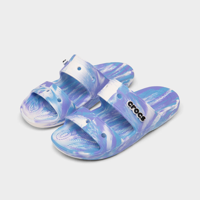 Crocs Classic Marbled Sandal White / Oxygen | JD Sports Canada