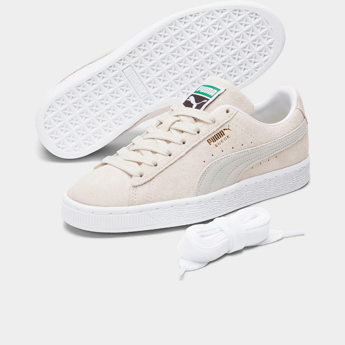 White suede pumas Clearance