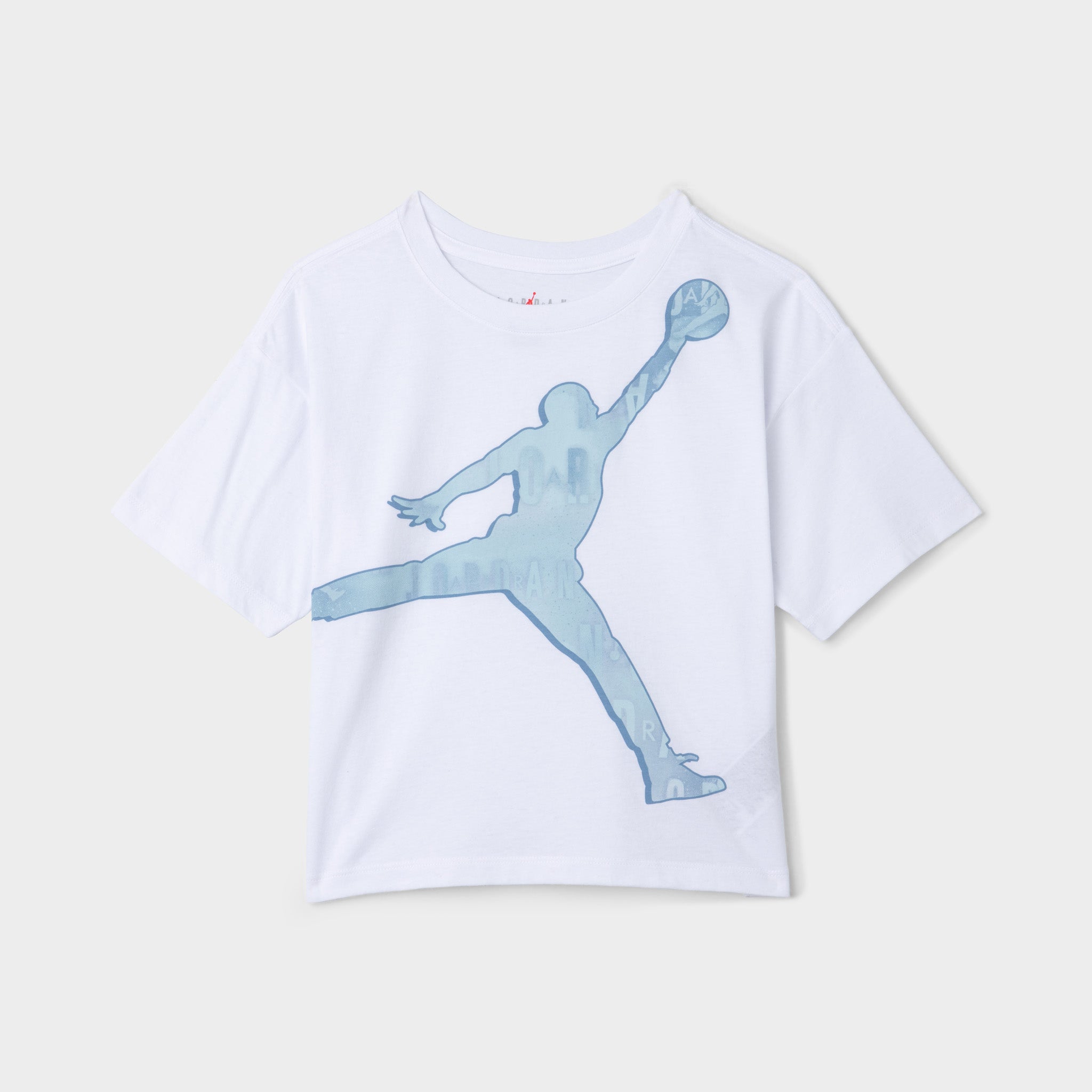 Nike Junior Girls' Essential All Over Print T-Shirt White / Ice