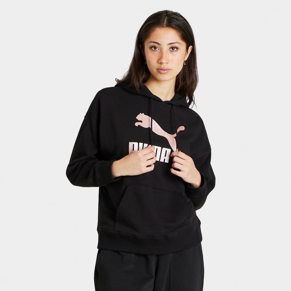 Black and gold puma hoodie clearance