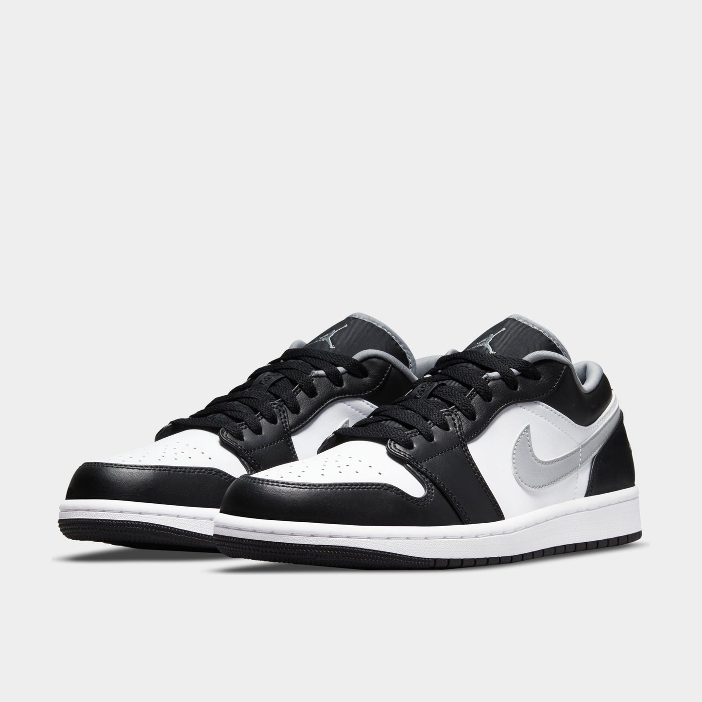 Jordan 1 Low Black / Particle Grey - White