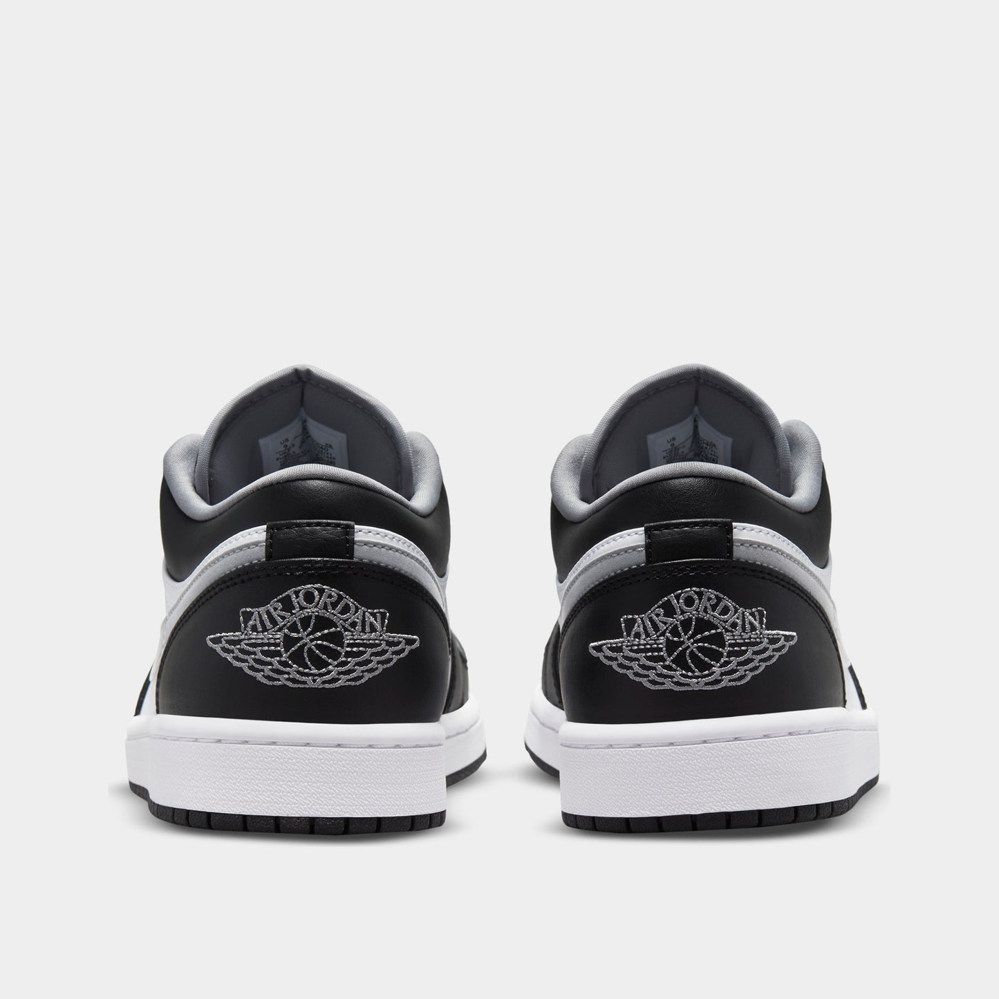 Jordan 1 Low Black / Particle Grey - White