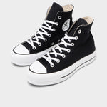 Black all hotsell star platform converse