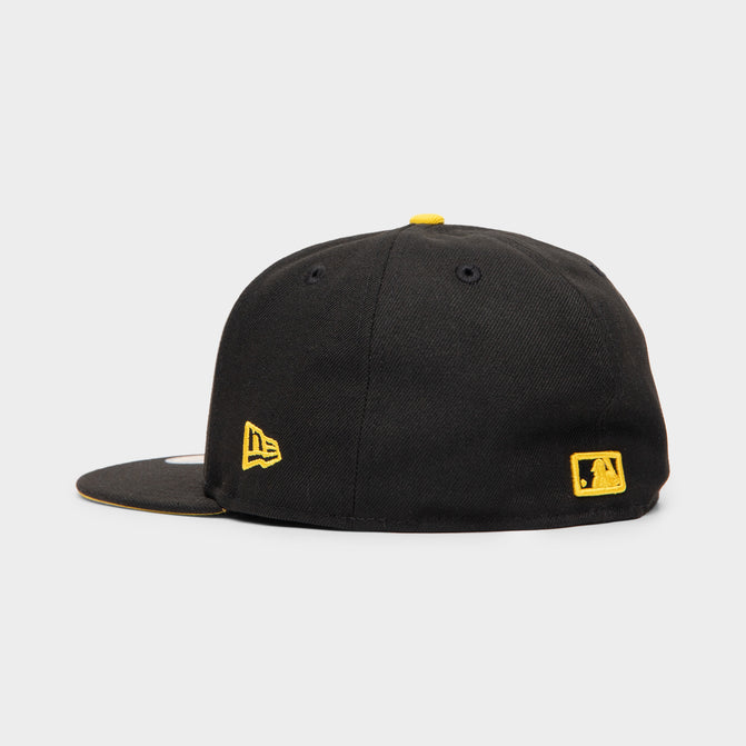 New York Yankees TEAM-BASIC Yellow-White Fitted Hat