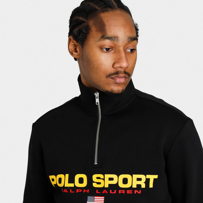 ralph lauren half zip polo