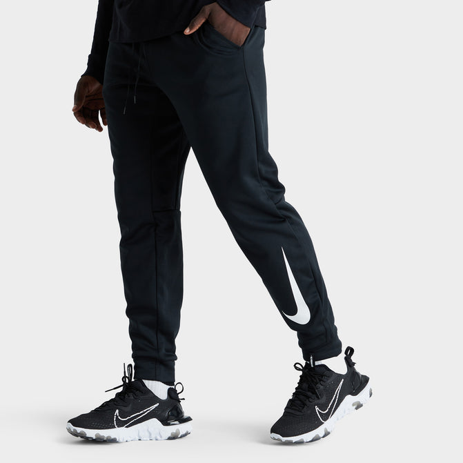 Nike Therma-FIT Tapered Training Pants Black / White | JD Sports