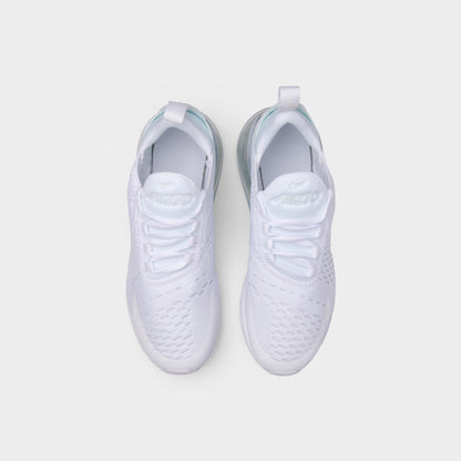 Nike Air Max 270 GS White / White - Metallic Silver