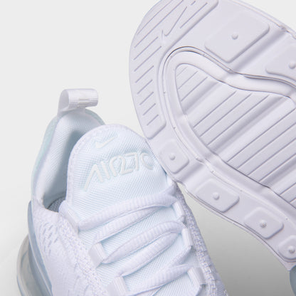 Nike Air Max 270 GS White / White - Metallic Silver