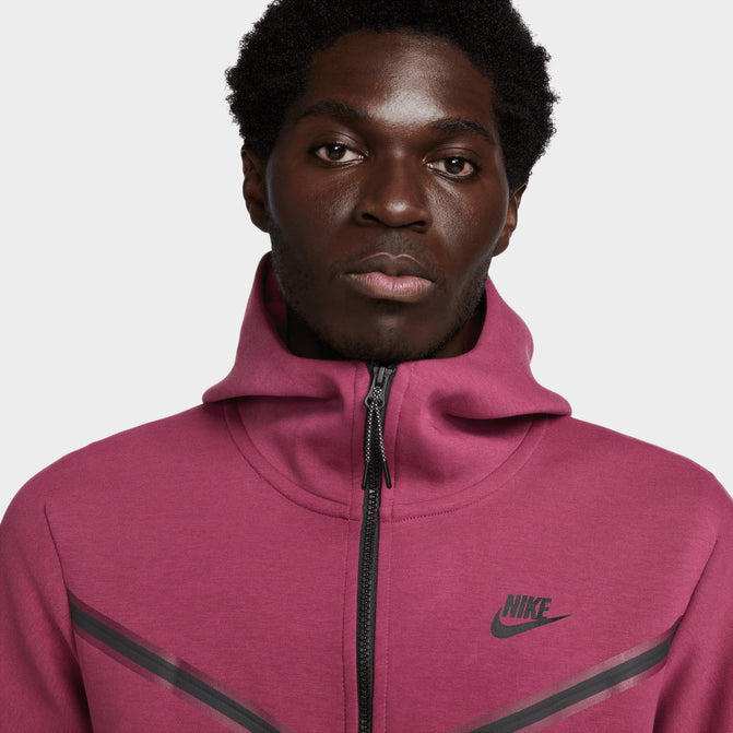 Nike Sportswear Tech Fleece Full Zip Hoodie Rosewood / Black | JD Sports  Canada