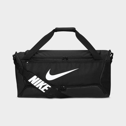 Nike Brasilia 9.5 Training Duffel Bag (Medium, 60L) Black / Black - White