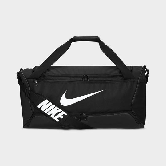 Nike Brasilia 9.5 Training Duffel Bag (Medium, 60L) Black / Black - White