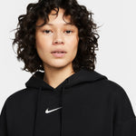 Nike Women's Sportswear Phoenix Fleece Oversized Pullover Hoodie Black /  Sail