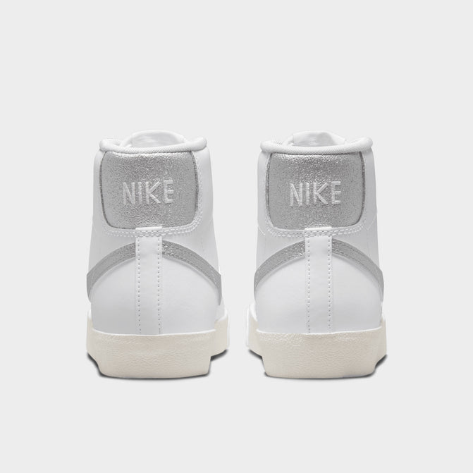 Nike Women's Blazer Mid '77 White / Metallic Silver - Sail | JD