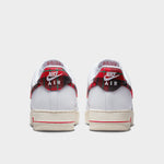 Nike air force 1 07 lv8 white black university red hot sale