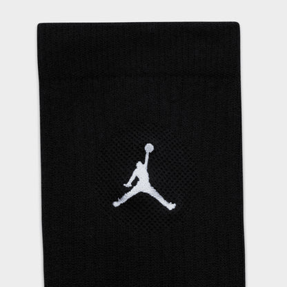 Jordan Everyday Crew Socks (3 Pack) Black / White