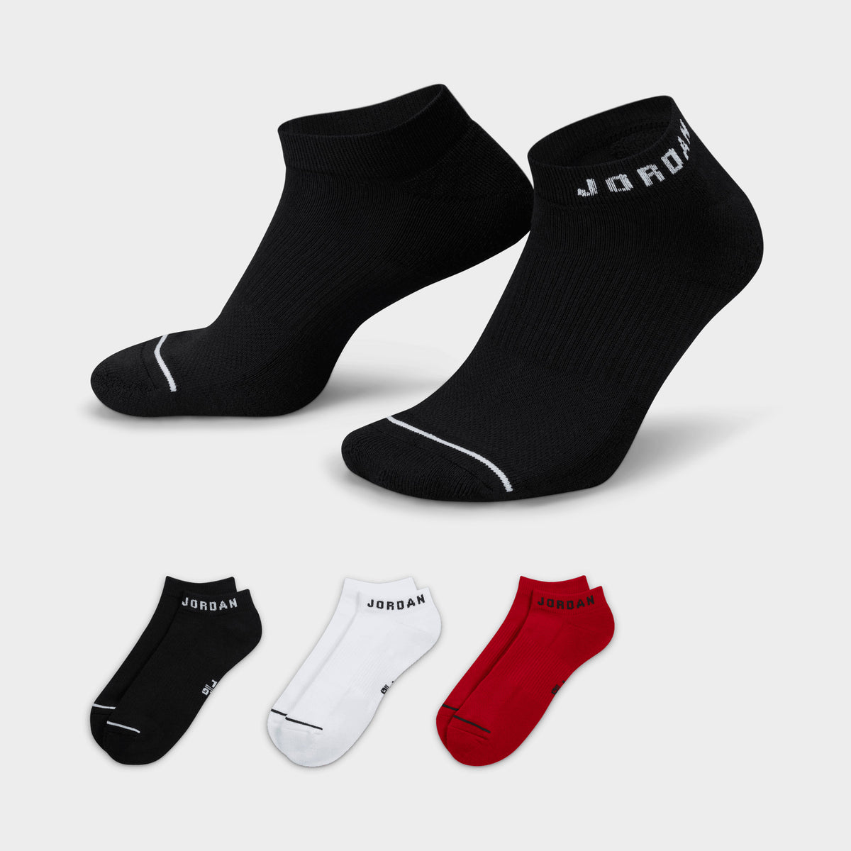 Jordan Everyday NoShow Socks (3 Pack) / MultiColour JD Sports