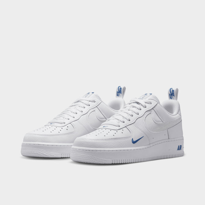 Nike Air Force 1 `07 LV8 White / White - Dark Marina Blue