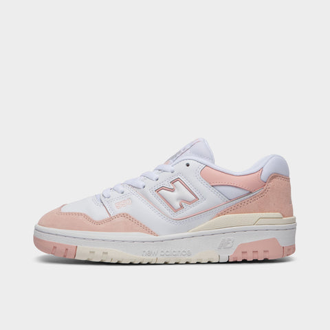 Pink and white hot sale new balance