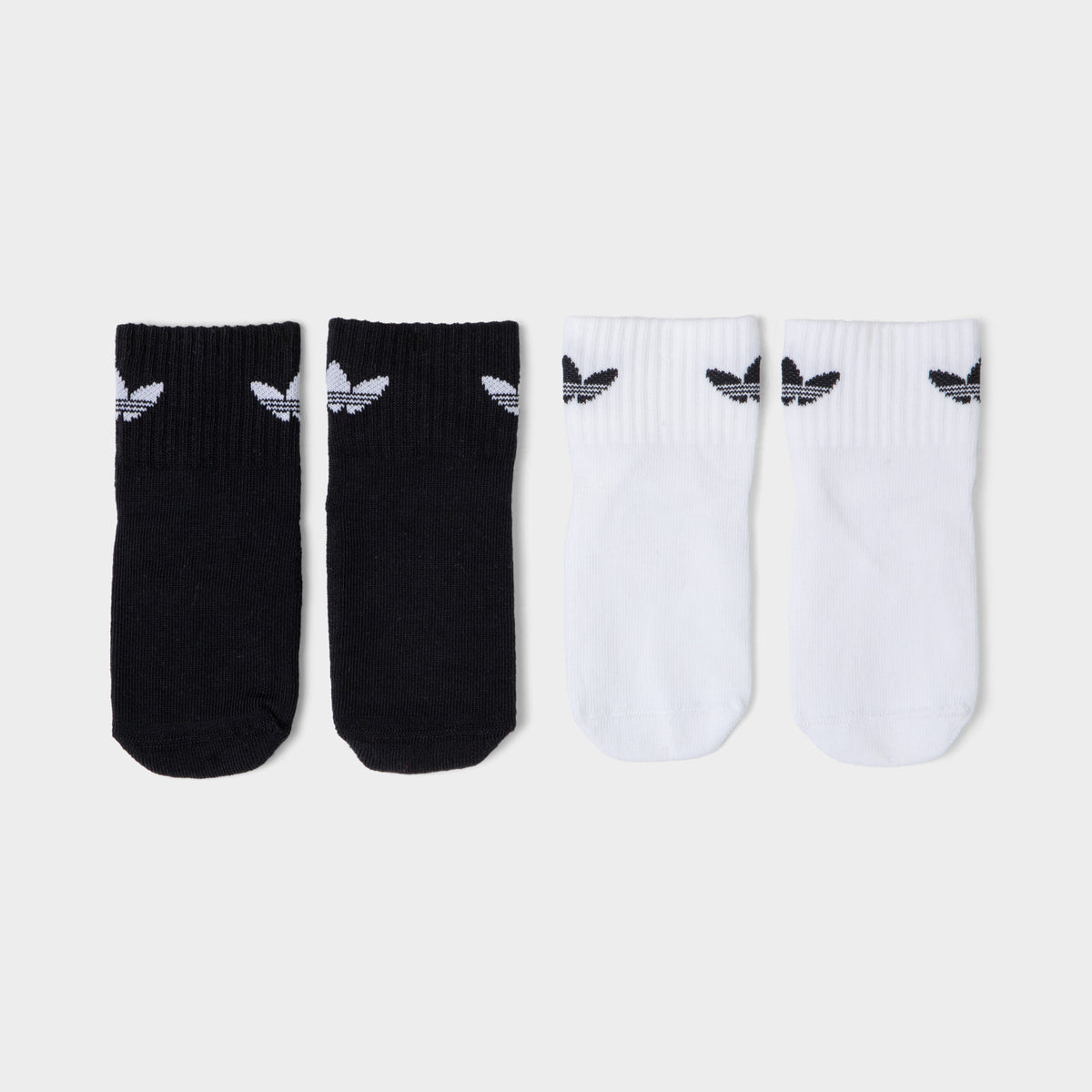 adidas Originals Children's Anti-Slip Socks (2 Pack) Black / White