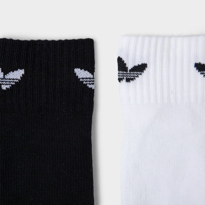 adidas Originals Children's Anti-Slip Socks (2 Pack) Black / White