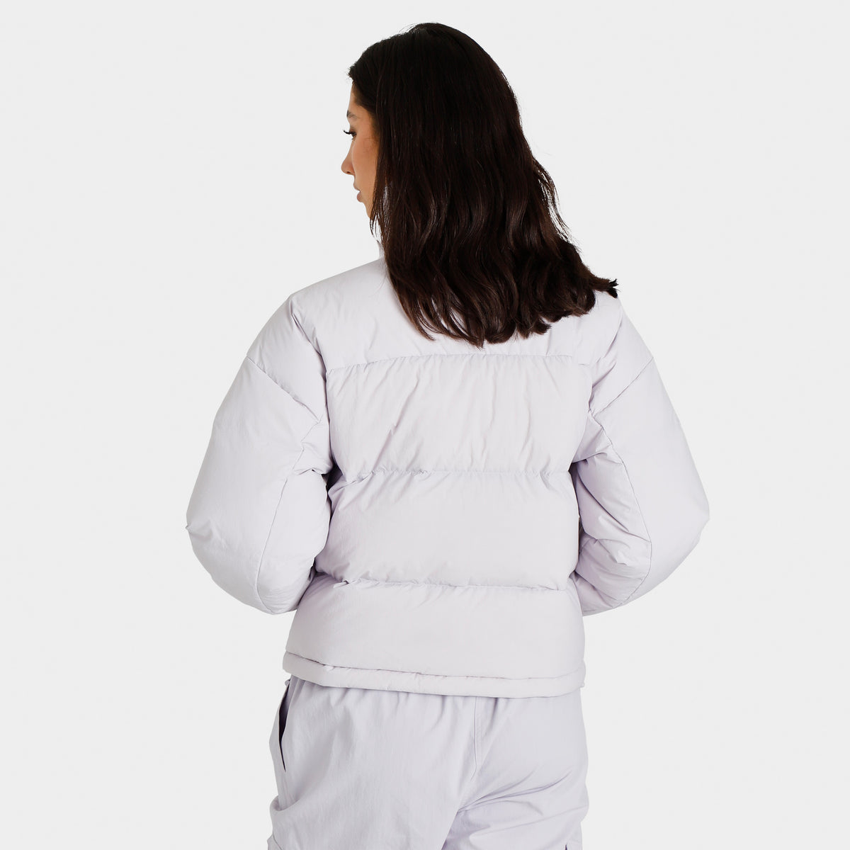 adidas Women's Sportswear Puffer Jacket Silver Dawn / Black JD Sports