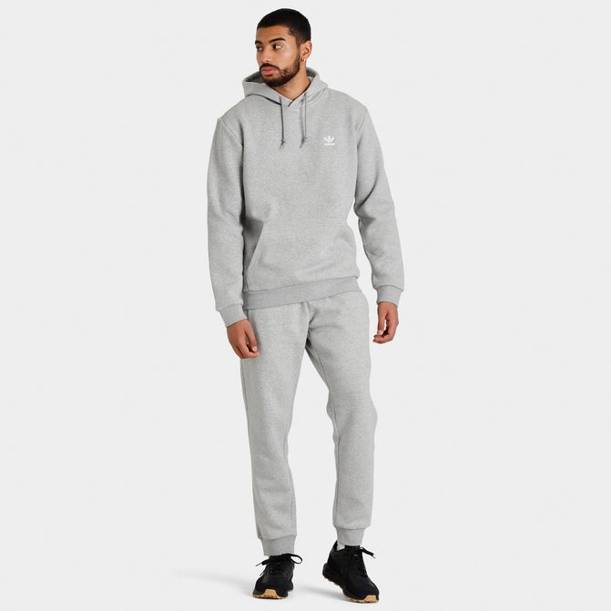 adidas Originals Trefoil Essentials Pullover Hoodie / Medium Grey