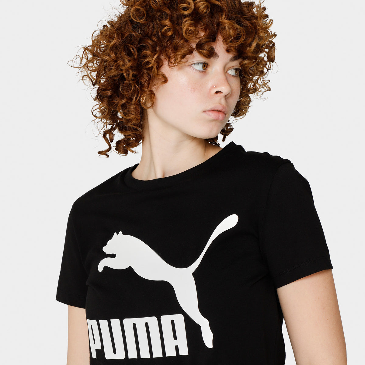 Puma Women's Classics Logo T-shirt / Puma Black | JD Sports Canada