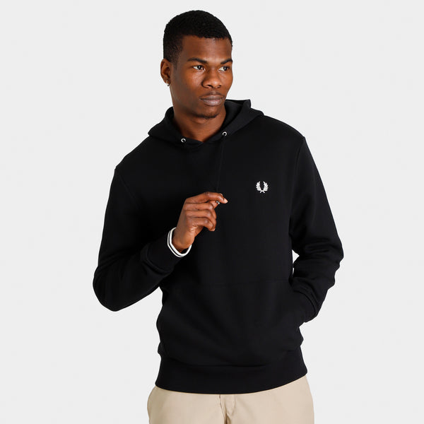 ■FRED PERRY■ Baseline Tipped Hooded Sweatshirt R49 AFPM233 Fred Perry TIPPED HOODED SWEATSHIRT Grey | BSTN Store
