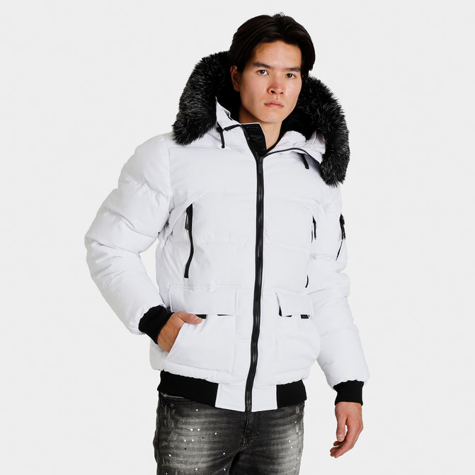 Supply u0026 Demand Orion Short Parka Jacket / Blanc | JD Sports Canada