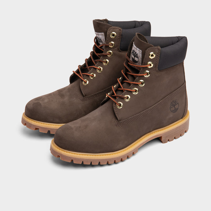 Timberland 6-Inch Premium Waterproof Boot / Dark Brown Nubuck | JD