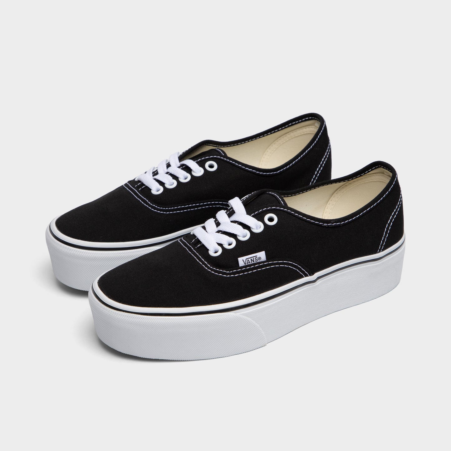 Vans Authentic Stackform Canvas Black / True White