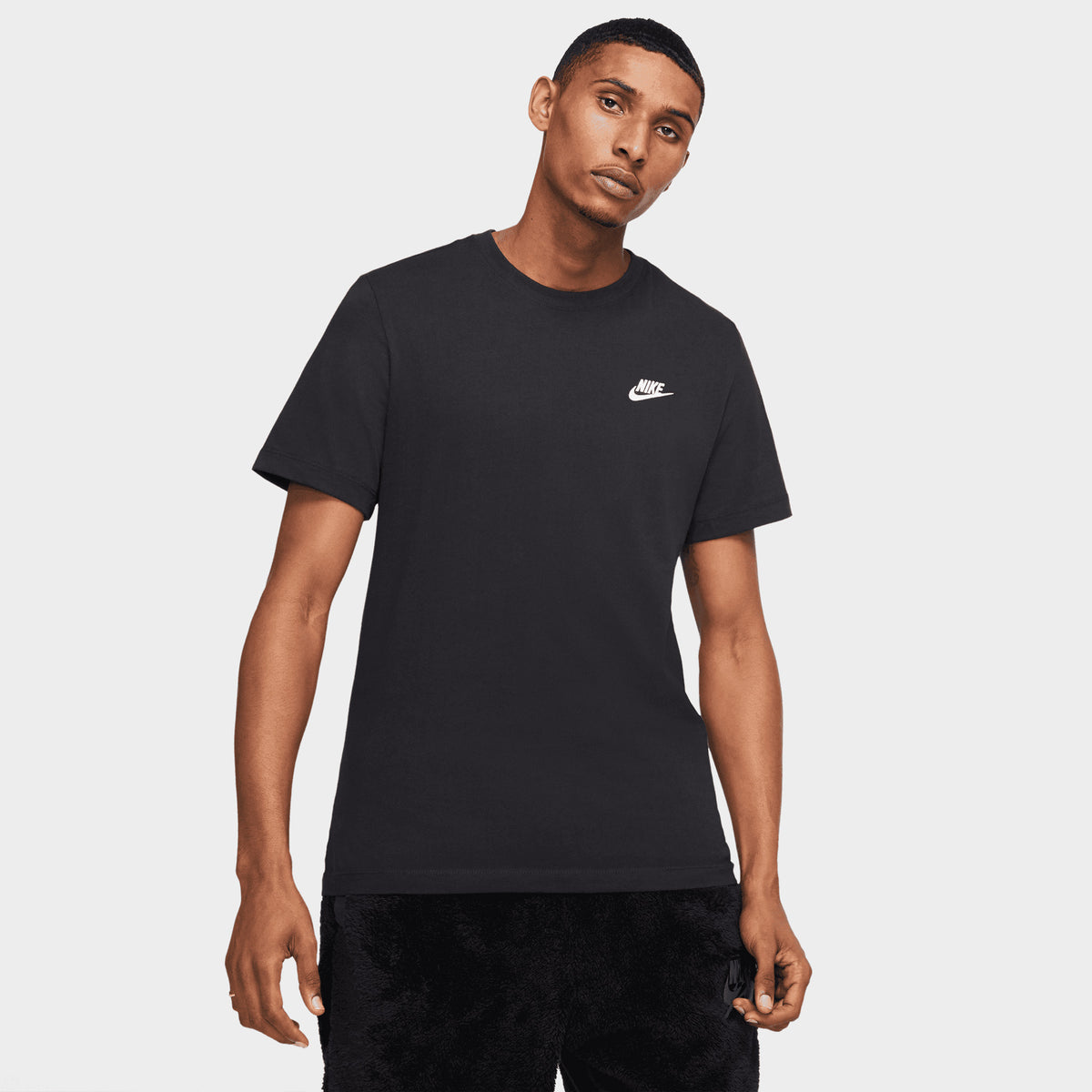Nike Sportswear Club T-shirt Black / White | JD Sports