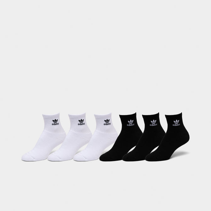 adidas trefoil quarter socks