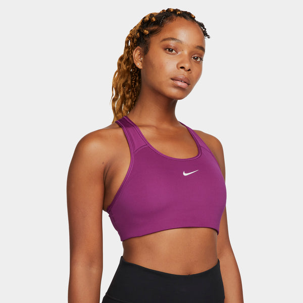 Nike Women's Dri-FIT Swoosh Medium-Support 1-Piece Pad Sports Bra Sang