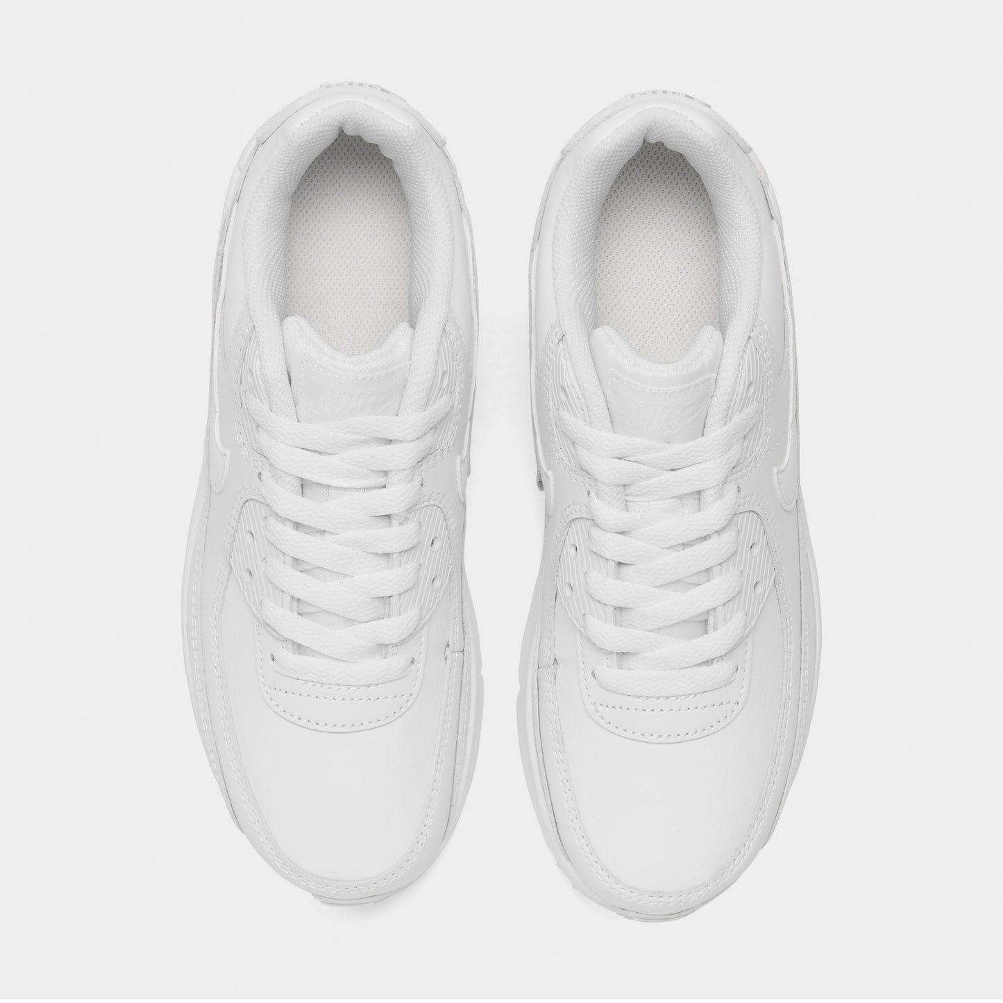 Nike Air Max 90 LTR GS White / White - Metallic Silver