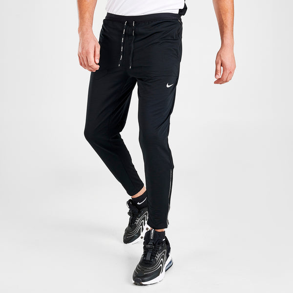 Nike Phenom Elite Knit Running Pants Black Black Reflective Silver