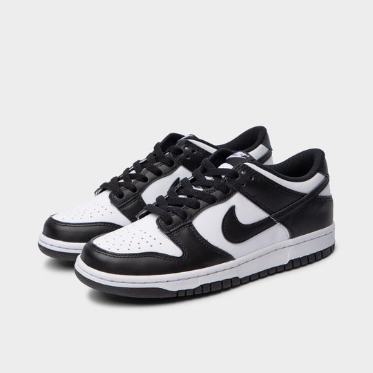 Nike Dunk Low GS Blanc / Noir - Blanc