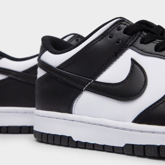 Nike Dunk Low GS Blanc / Noir - Blanc
