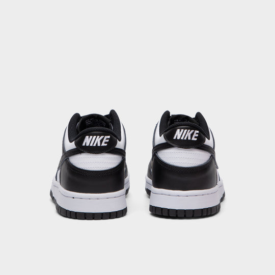 Nike Dunk Low GS Blanc / Noir - Blanc