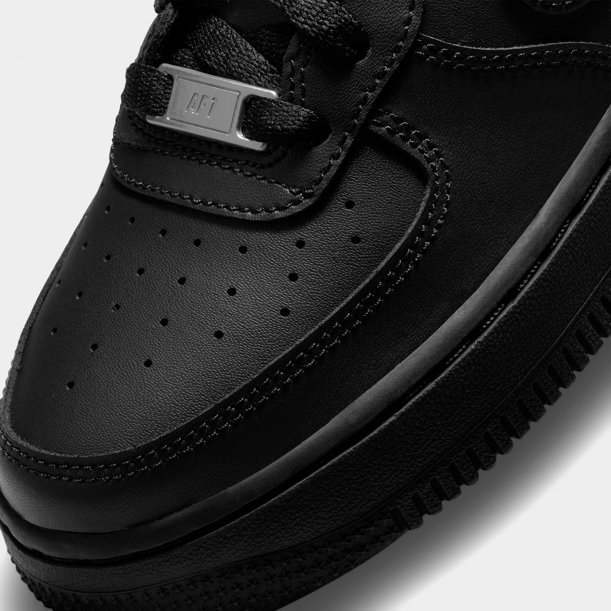 Af1 Le Nike Air Force 1 LE GS Black / Black – JD Sports