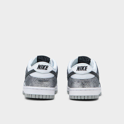 Nike Women's Dunk Low Metallic Silver / Off Noir - White